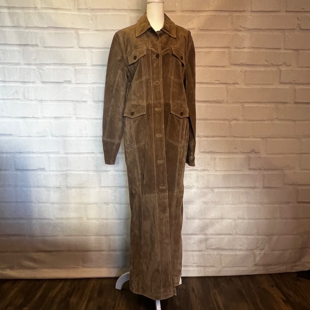 Genuine Leather Coat Never Worn - Picture 2 of 5